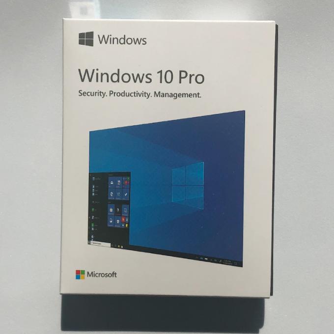 Favorable caja llena profesional de la venta al por menor de la versión 64bit de Windows 10 USB + llave de la licencia