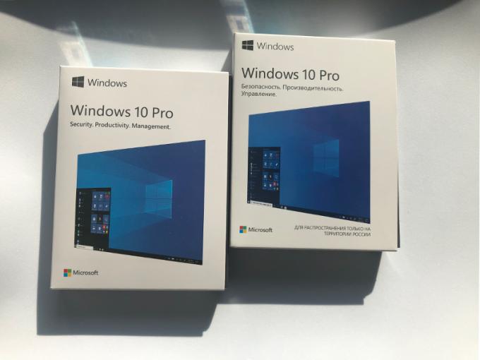 Favorable caja llena profesional de la venta al por menor de la versión 64bit de Windows 10 USB + llave de la licencia